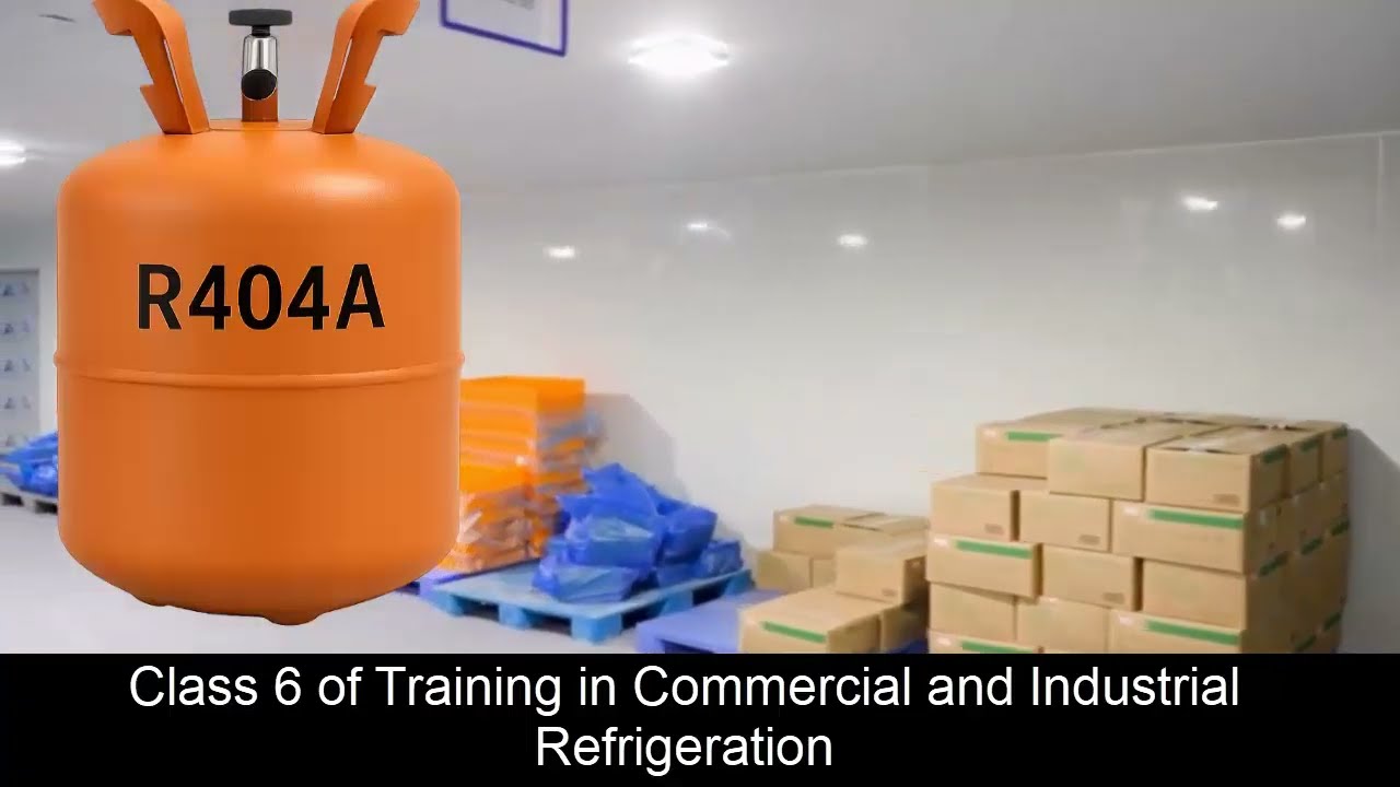 Sistema de Refrigeraciòn Congelaciòn de Cuarto Frìo con R404A  Presion de Funcionamiento Clase 6