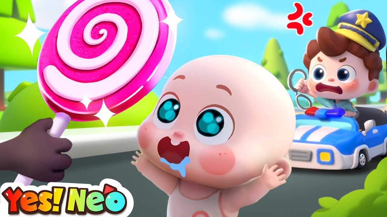 Don't Go with Strangers! | Policeman Neo | Kids Safety Tips | Kids Songs | Starhat Neo | Yes! Neo