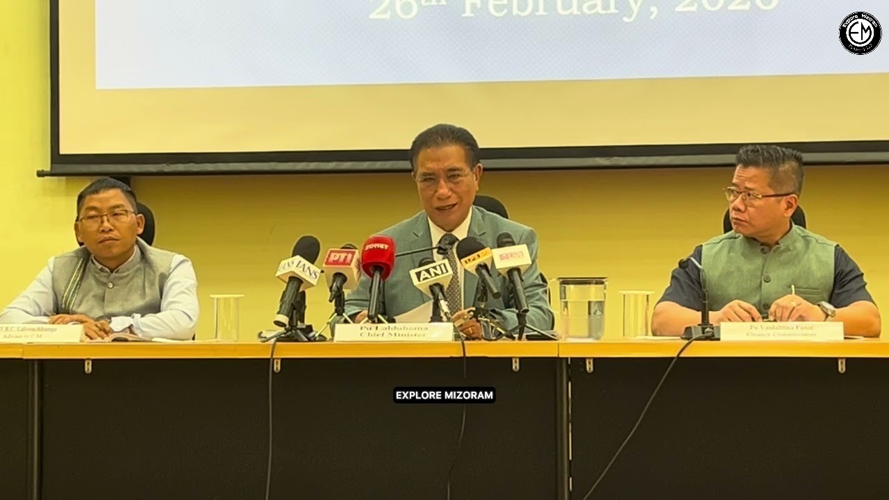 CM-in SASCI Loan that thu a sawi |Mizoram Budget 2026 - 2027 chungchanga Finance Minister Press Conf