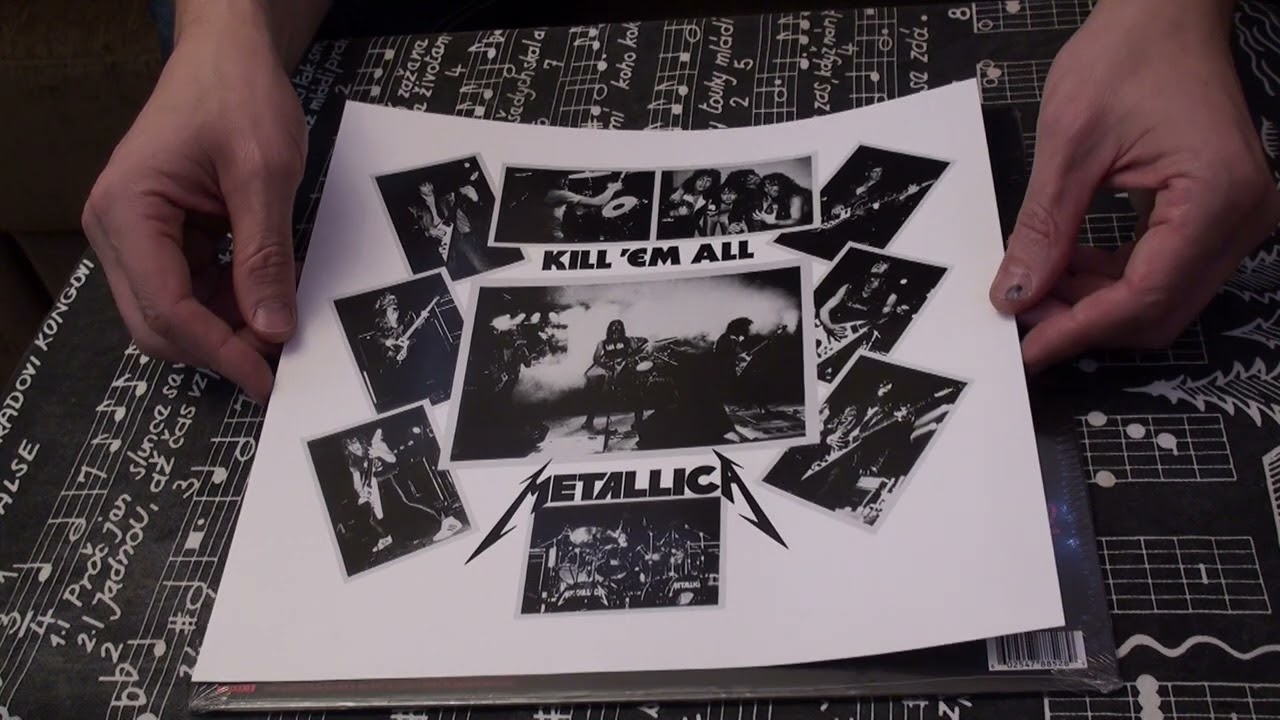 METALLICA Kill Em All 1983 Unboxing Vinyl LP Blackened 2016 Phonogram Polydor 1994