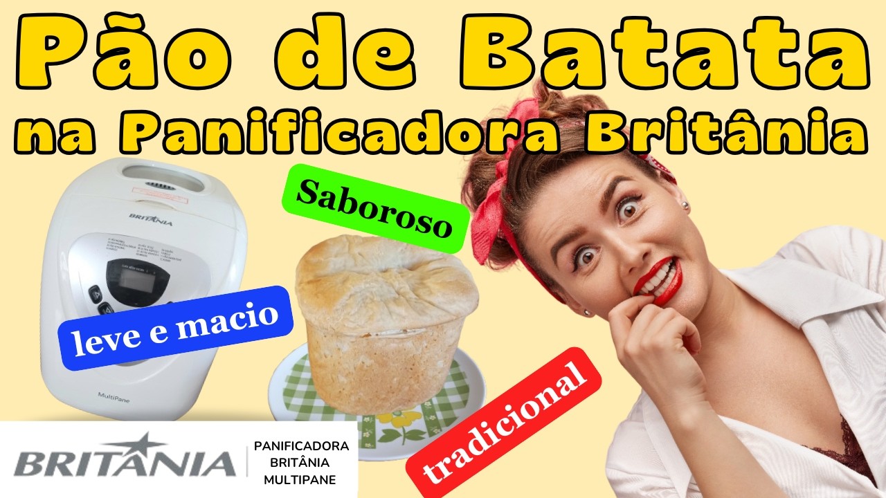 PÃO DE BATATA na Panificadora Britânia: Saboroso e Macio, MAS CUIDADO!