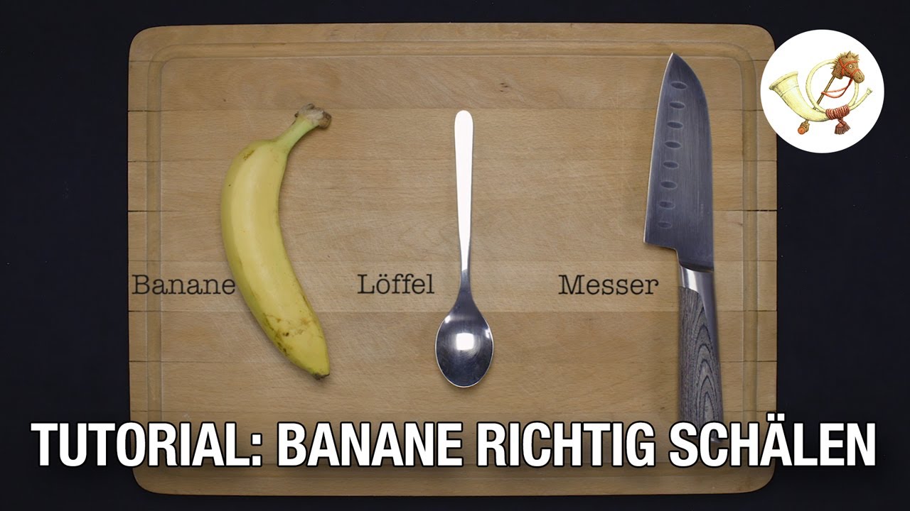 Tutorial: Wie man eine Banane richtig schält