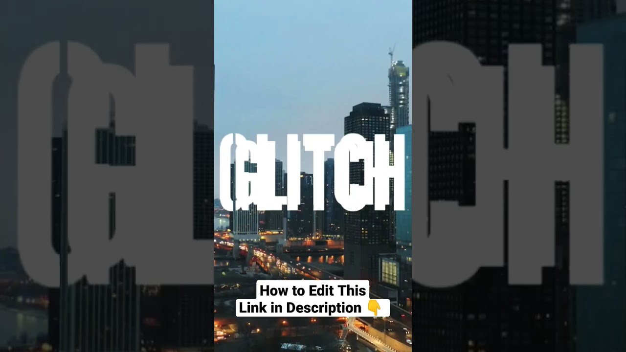Pro Glitch Effect in kinemaster