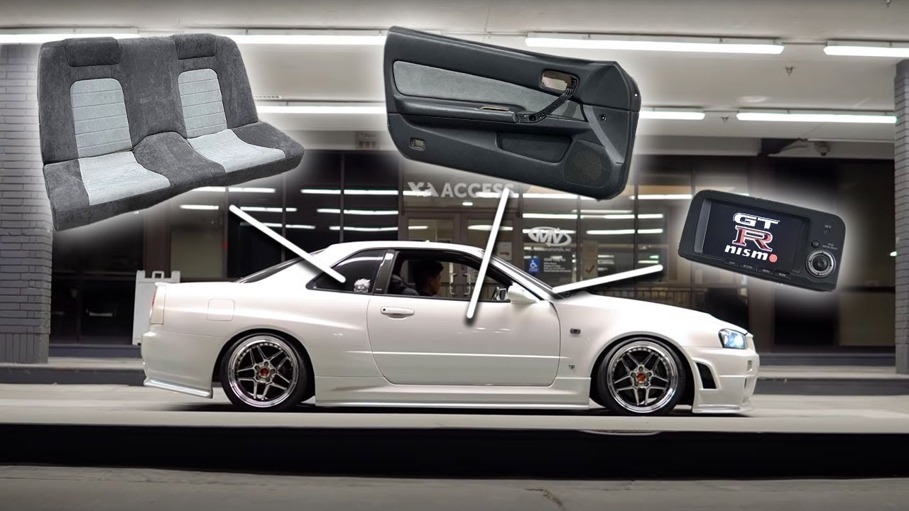 $7000 CUSTOM R34 GTR Interior!