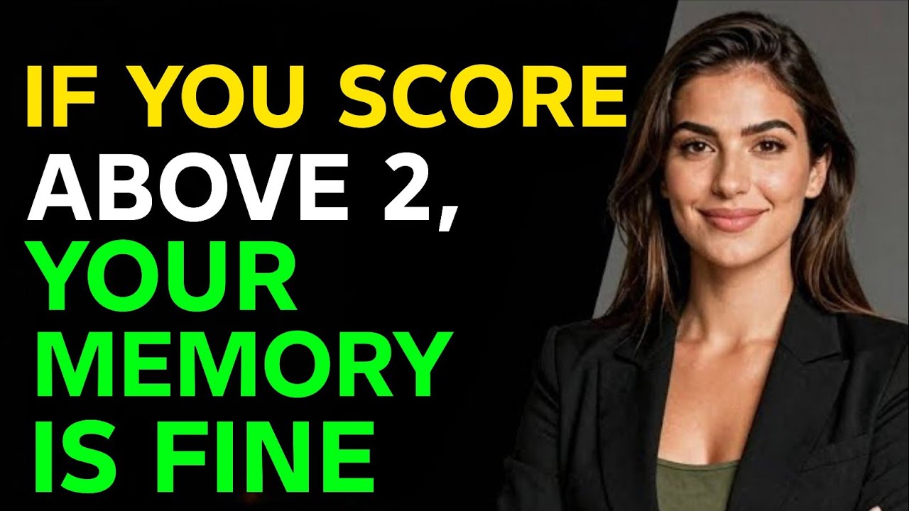 IF YOU SCORE ABOVE 2, YOUR MEMORY IS FINE | Hard Memory Test Challenge 
