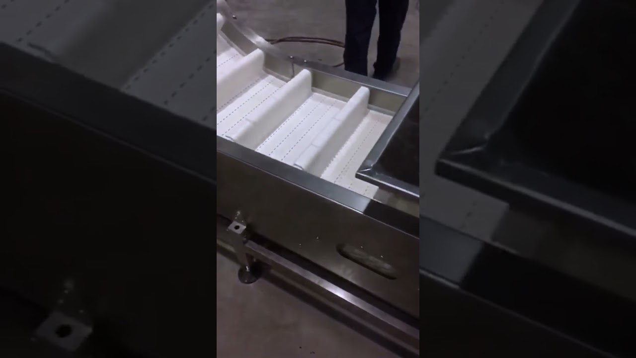 inclined modular conveyor belt