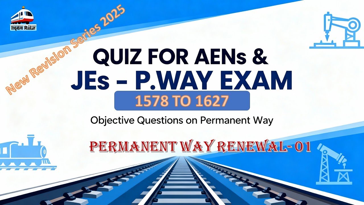 New revision Series 2025 I Part 28 | 1578 -1627 | JE PWAY & ADEN EXAM