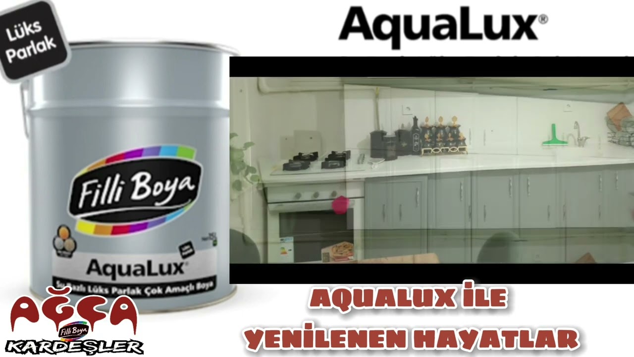 FİLLİ BOYA AQUALUX İLE HAYATINIZI  YENİLEYİN!!!