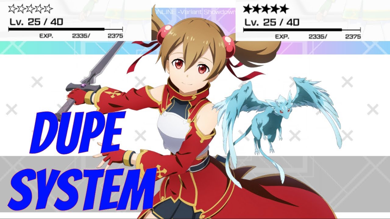 IT TAKES HOW MANY DUPES TO MAX OUT A UNIT??? CHARACTER AND ABILITY CARD DUPE SYSTEM! (SAO:VS)
