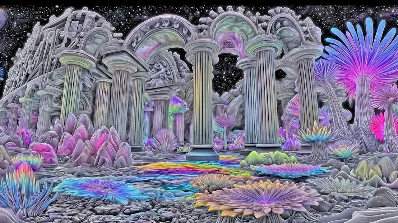 Crystalline Pantheon | Deep Hypnotic Downtempo Psy & Liquid Soundscapes for Astral Travel [4K]