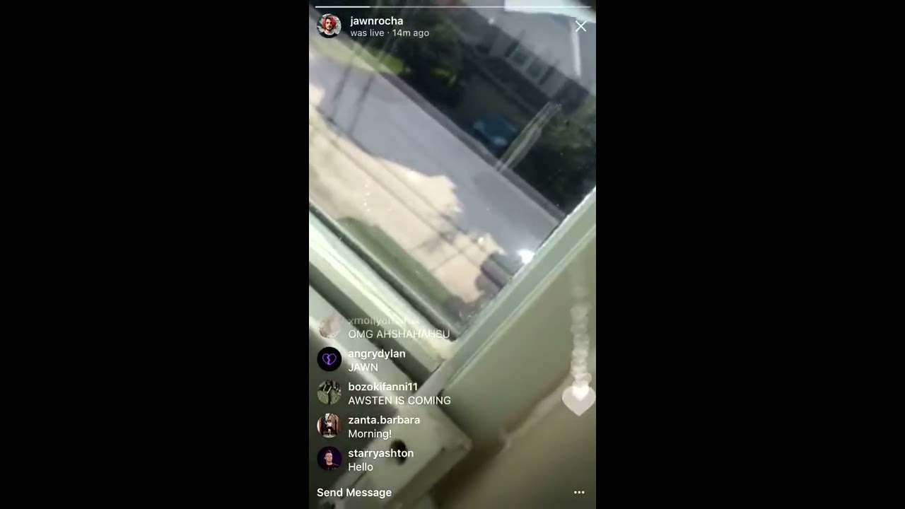 Jawn Rocha's livestream of Awsten (25/04/2018)