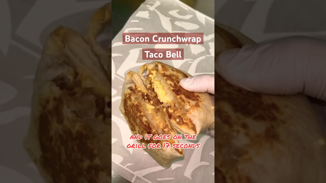 Bacon Egg Crunchwrap Taco Bell