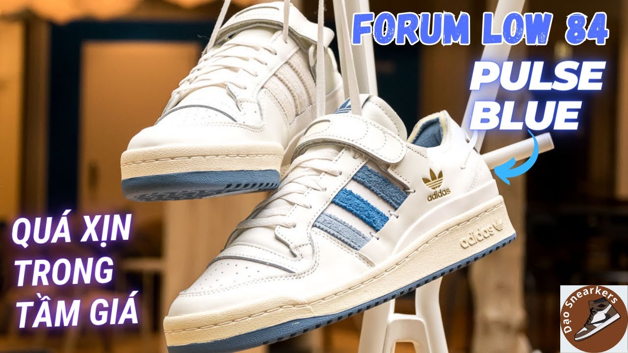 ADIDAS FORUM LOW 84 'Cloud White/Pulse Blue' - Bất ngờ về concept và độ hoàn thiện!!!