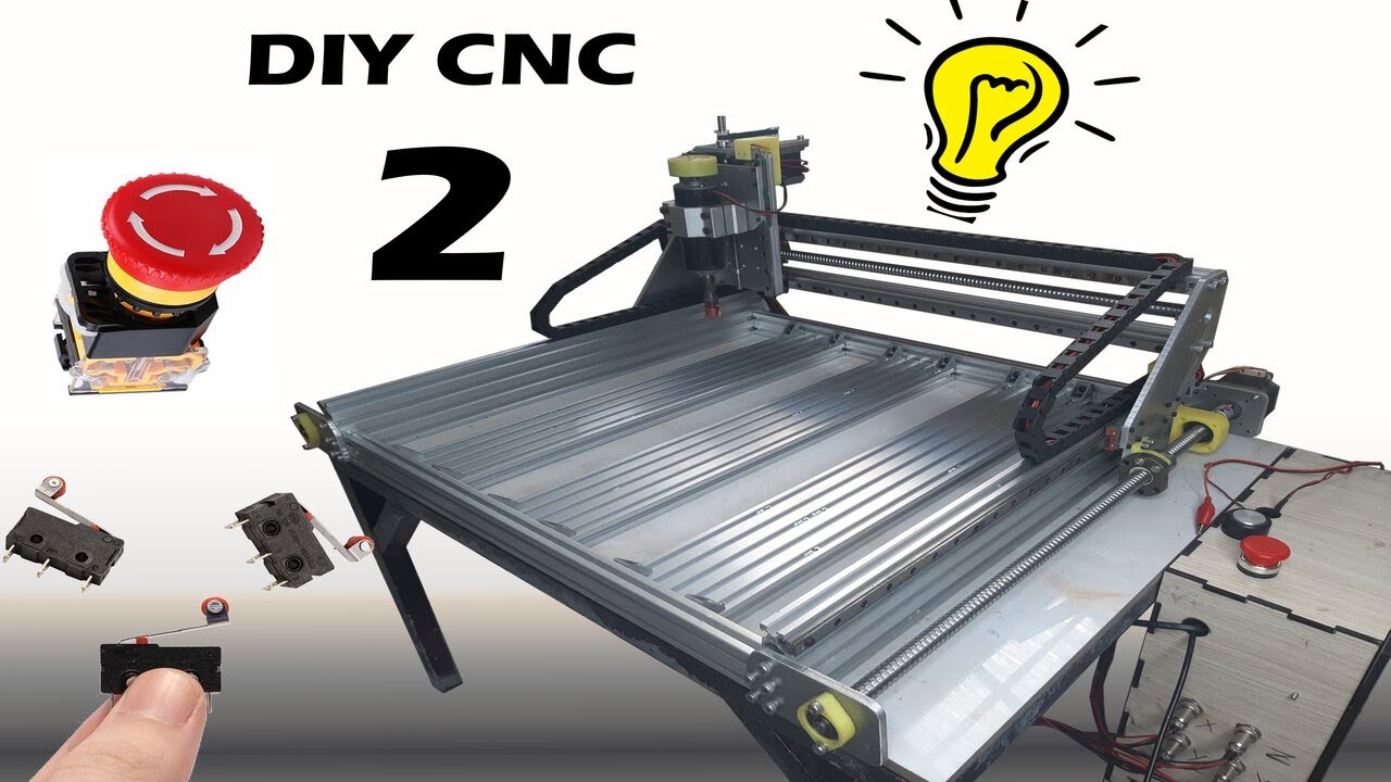 Gắn Công Tắc Hành Trình, Nút Dừng Khẩn cho Máy CNC | Ở nhà mùa COVID