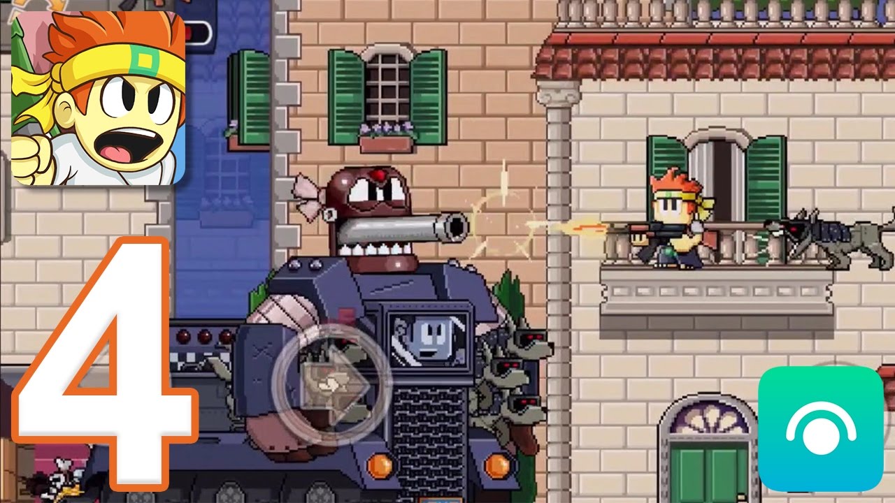 Dan The Man - Gameplay Walkthrough Part 4 - Stage 8: Levels 6, Boss (iOS, Android)