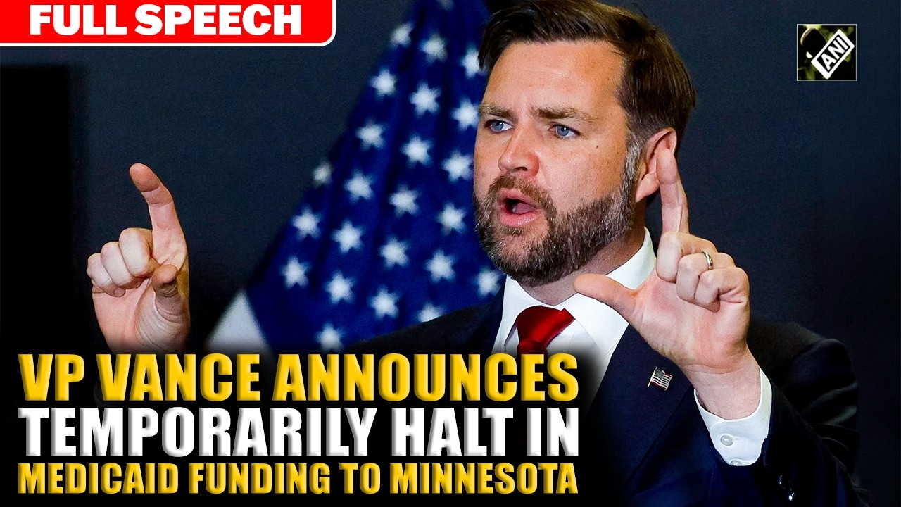 “Decided to temporarily halt…” VP Vance announces pause in Medicaid funding to Minnesota