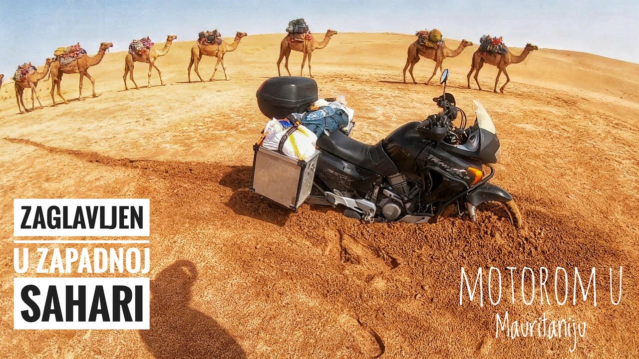 Motorom u Mauritaniju E65: Zaglavljen u pijesku Zapadne Sahare 