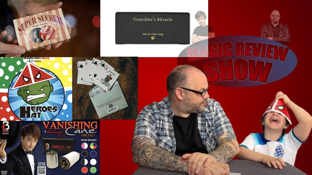 Card To Pocket, Grandma's Miracle, Super Sucker & Heroes Hat | Craig & Ryland's Magic Review Show