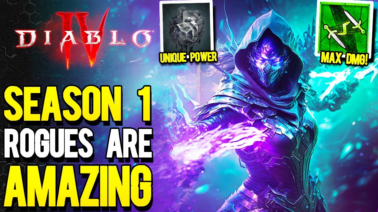Rogues Are Even Stronger Now! Diablo 4 Season 1 Amazing POISON Rogue Build For End Game