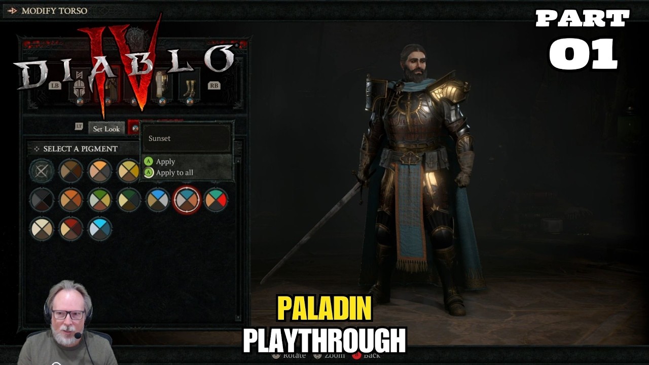 Let's Play Diablo IV with Renfail - Paladin Gameplay: Part 1