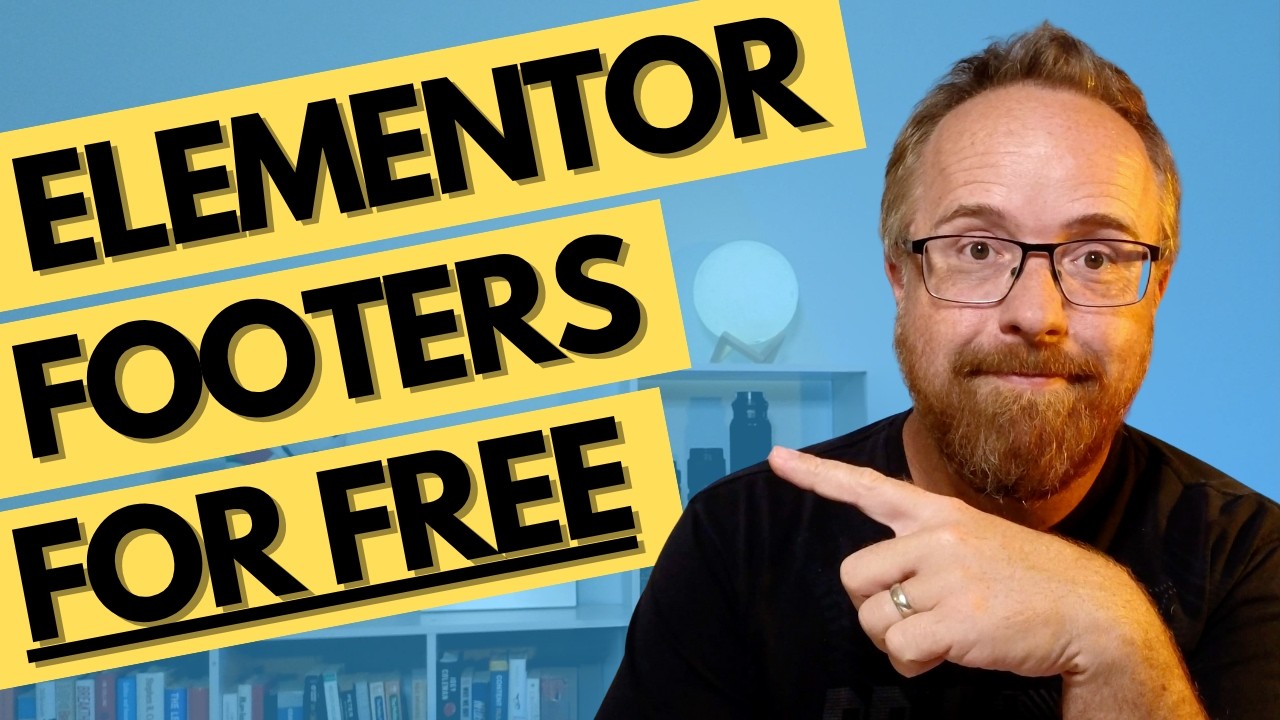 Easily create a custom footer in Elementor FREE