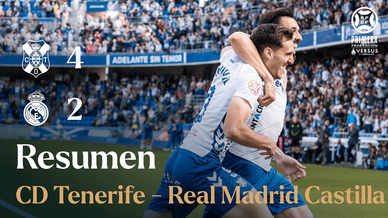 CD Tenerife | Resumen del CD Tenerife - Real Madrid Castilla (J. 21, Primera Federación 25/26)