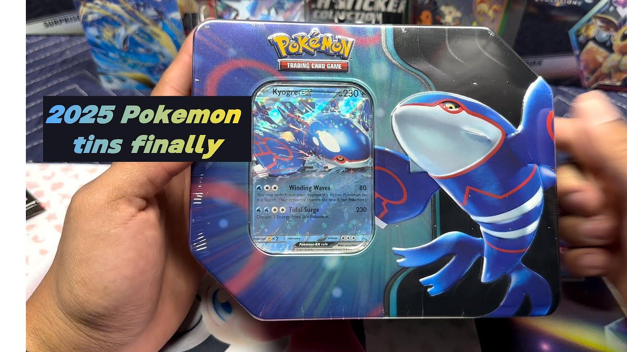 All New 2025 Pokemon Azure Legends Tin All 3 Sets #pokemon #pokemontcg
