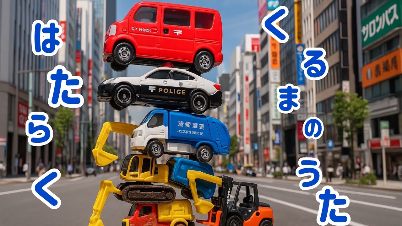 はたらくくるまの歌♪ トミカ編