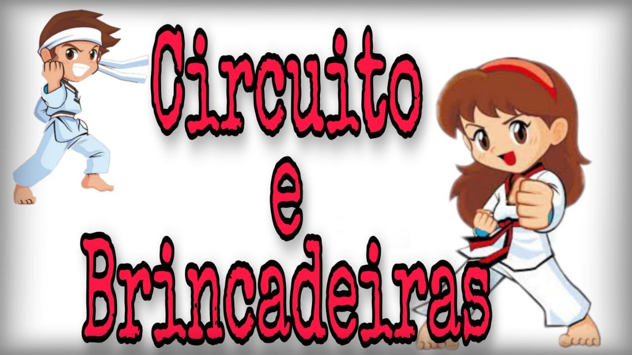Brincadeiras e circuito com a turma do TAEKWONDO