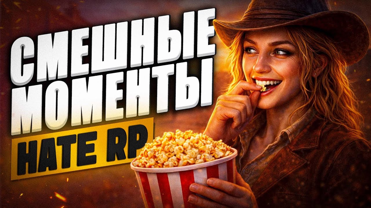HIGHLIGHTS HATE RP #18 | СМЕШНЫЕ МОМЕНТЫ из Red Dead Redemption 2