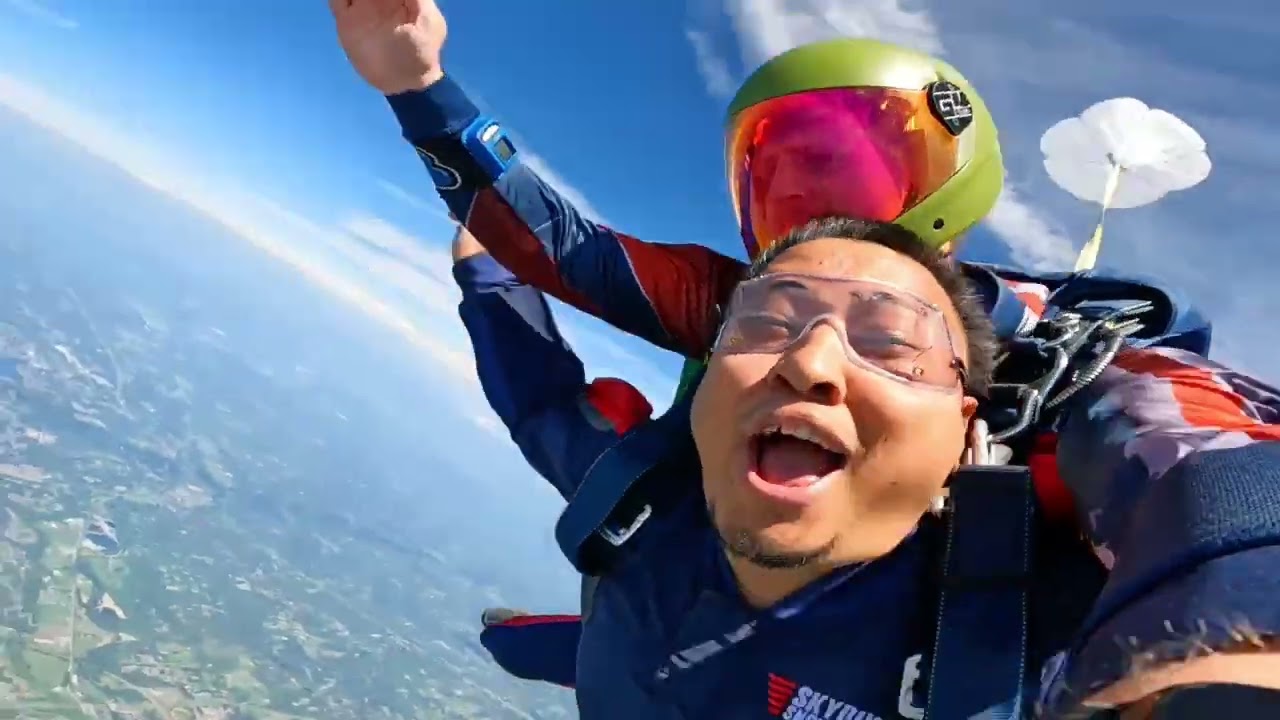 Skydiving again