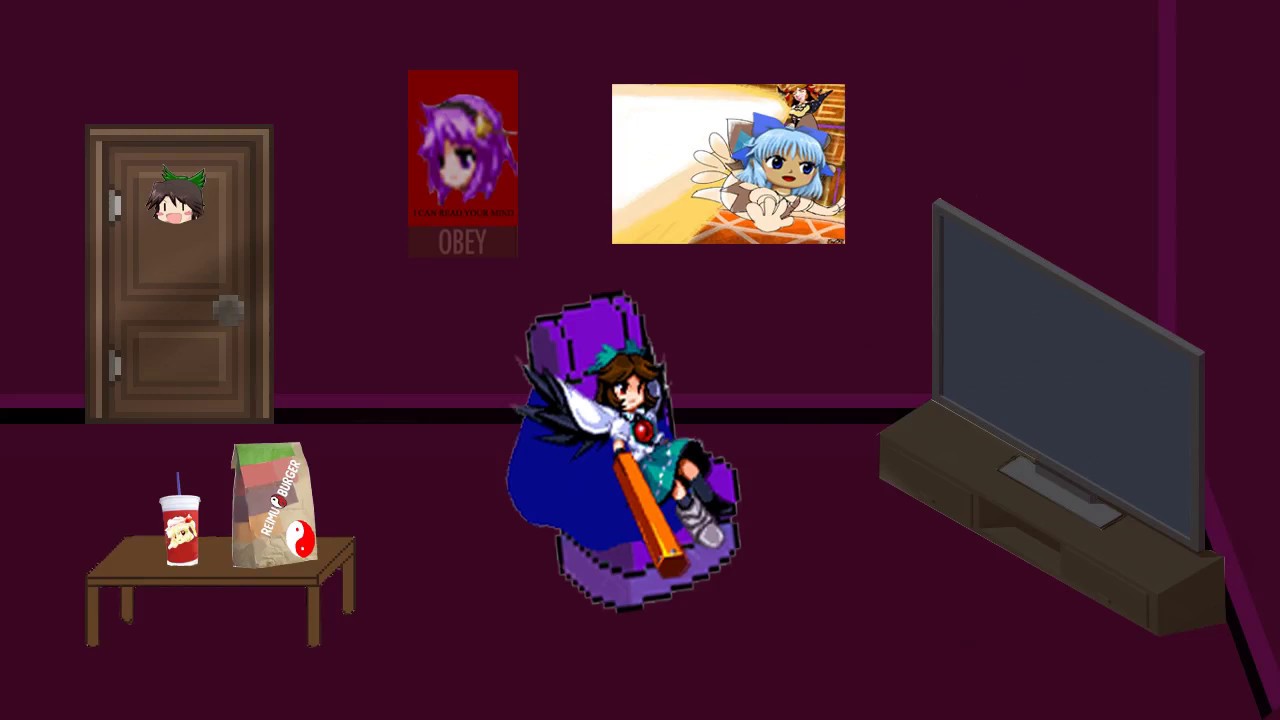 Okuu's break (low budget meme)