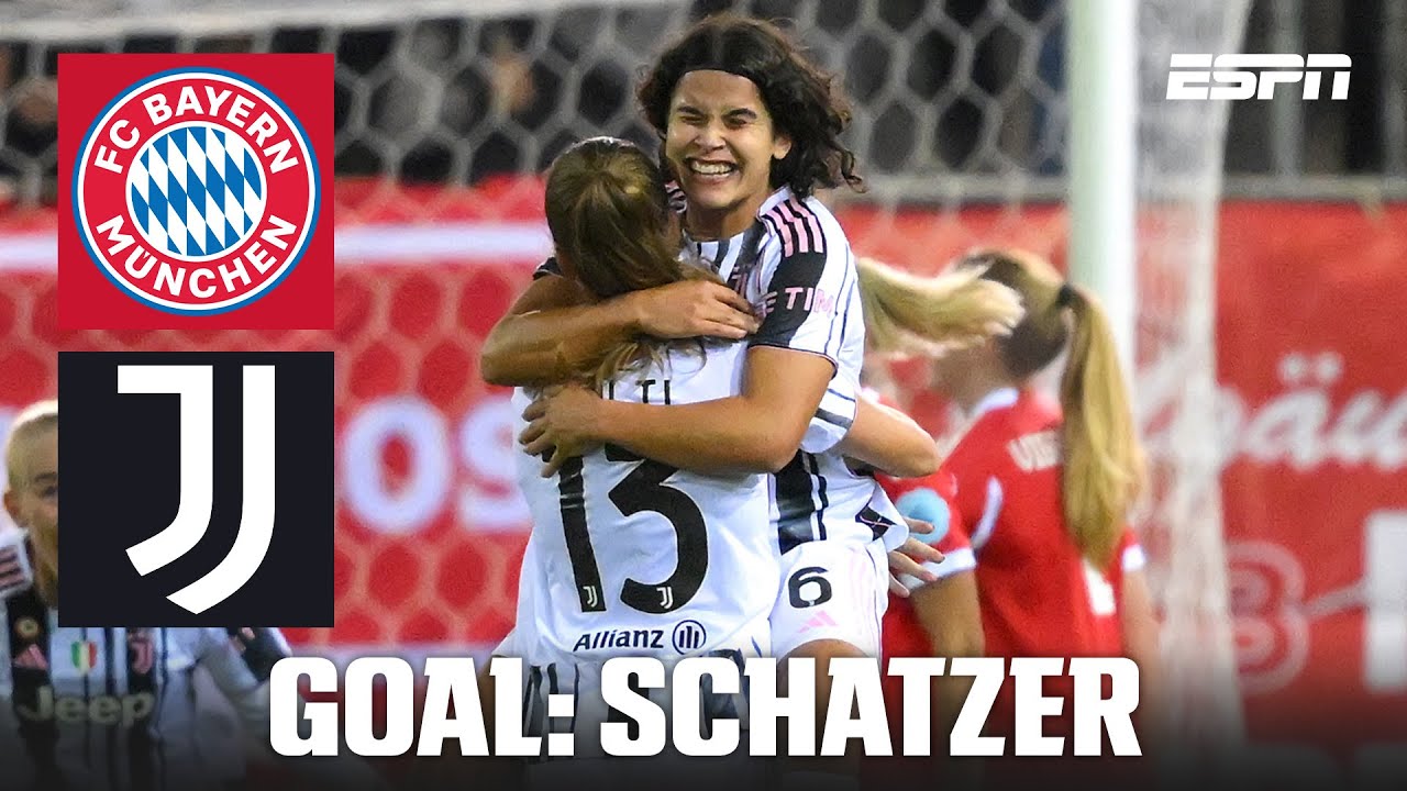 GOAL! 1-1: Schatzer nails perfect free kick equaliser for Juventus | UEFA Women&rsquo;s Champions League