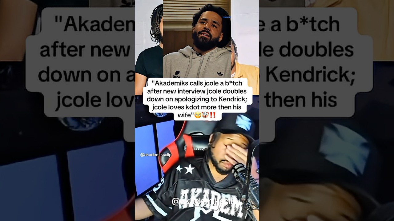 #djakademiks VIOLATES Jcole for Apologising to Kendrick #jcole #kendricklamar #kdot #drake