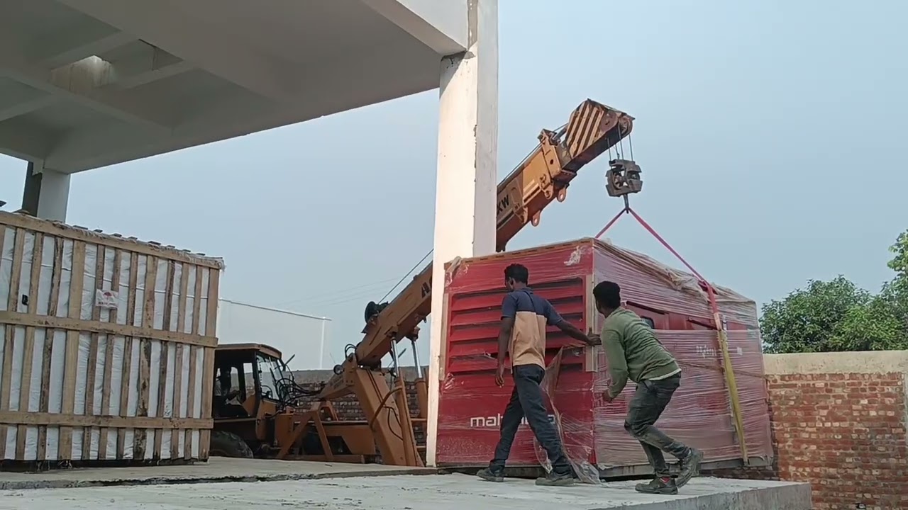 DG shifting hydra crane se| generator shifting hydra crane se