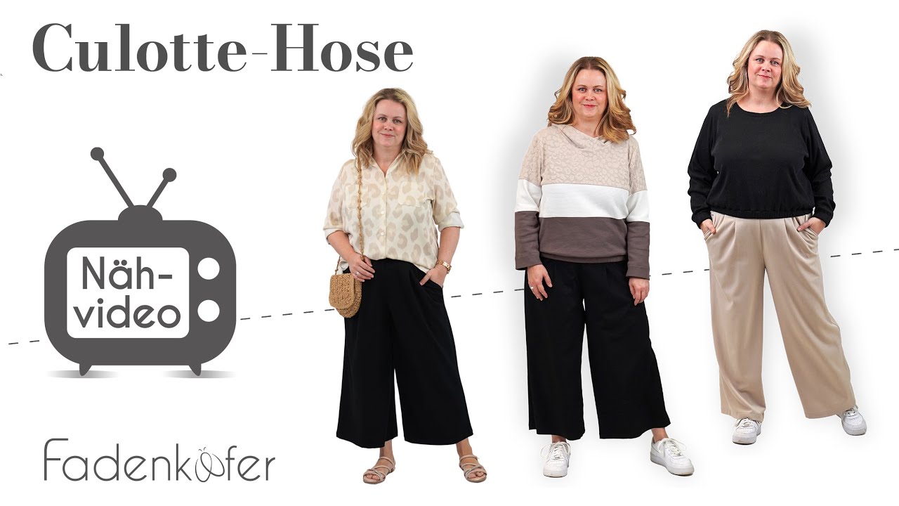 Nähe dir DIE perfekte Culotte! | Detaillierte Anleitung für Anfänger & Fortgeschrittene