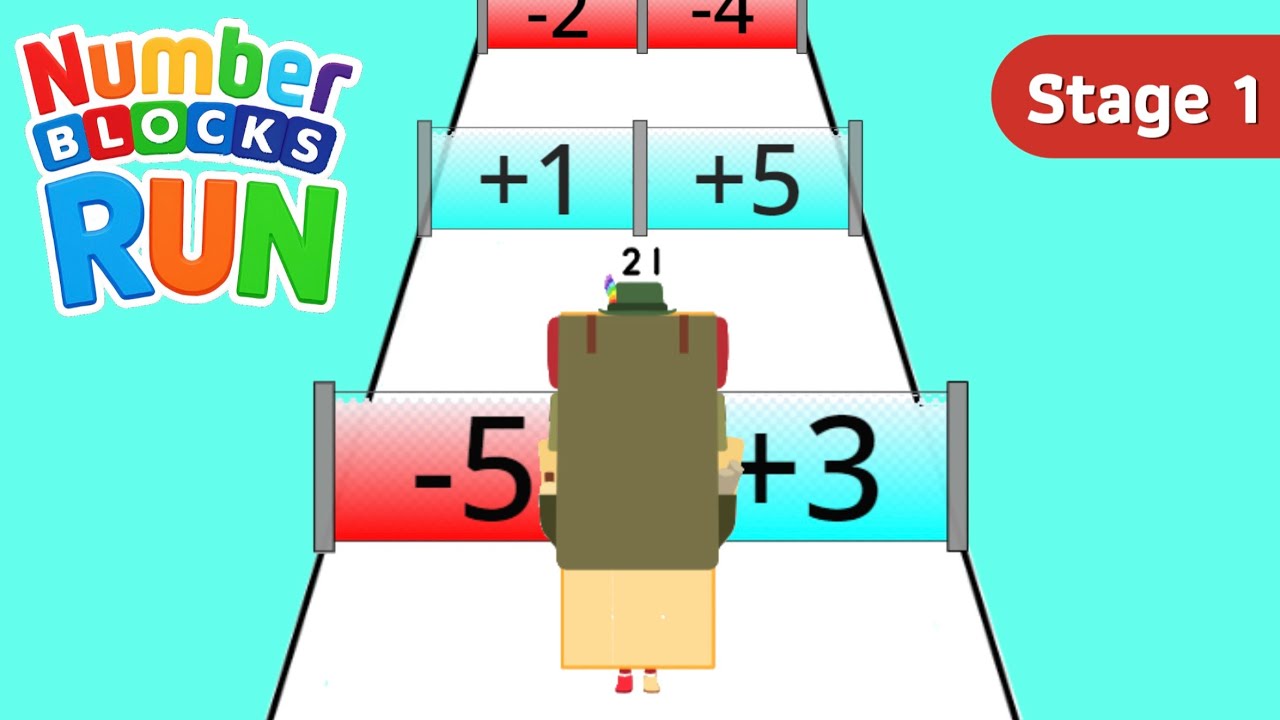Numberblocks Run｜Stage1｜Studying math