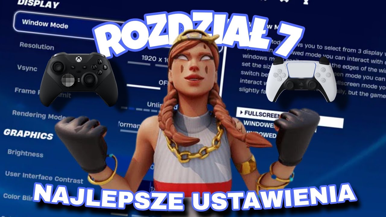 NAJLEPSZE USTAWIENIA NA PADA W FORTNITE ( CHAPTER 7 )