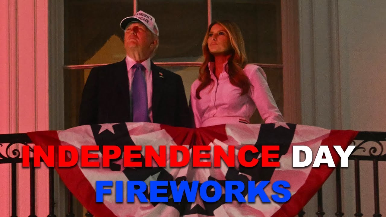 TRUMP’S WHITE HOUSE FIREWORKS SHOW 2025 | INDEPENDENCE DAY CELEBRATION, JULY 4TH