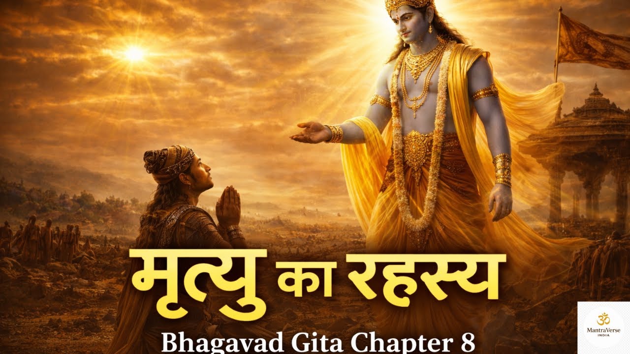 Bhagavad Gita अध्याय 8 | मोक्ष का रहस्य और अंतिम क्षण का सत्य (Hindi)