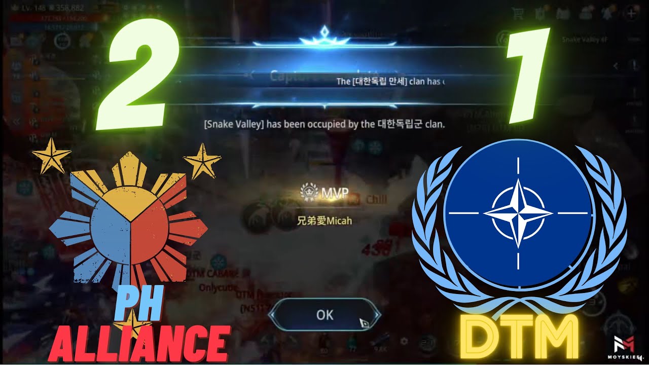 MIR4  VALLEYWAR  NA77  BUTCHER POV ( PH ALLIANCE ) VS  ( DTM ALLIANCE )  #mir4 #mir4global