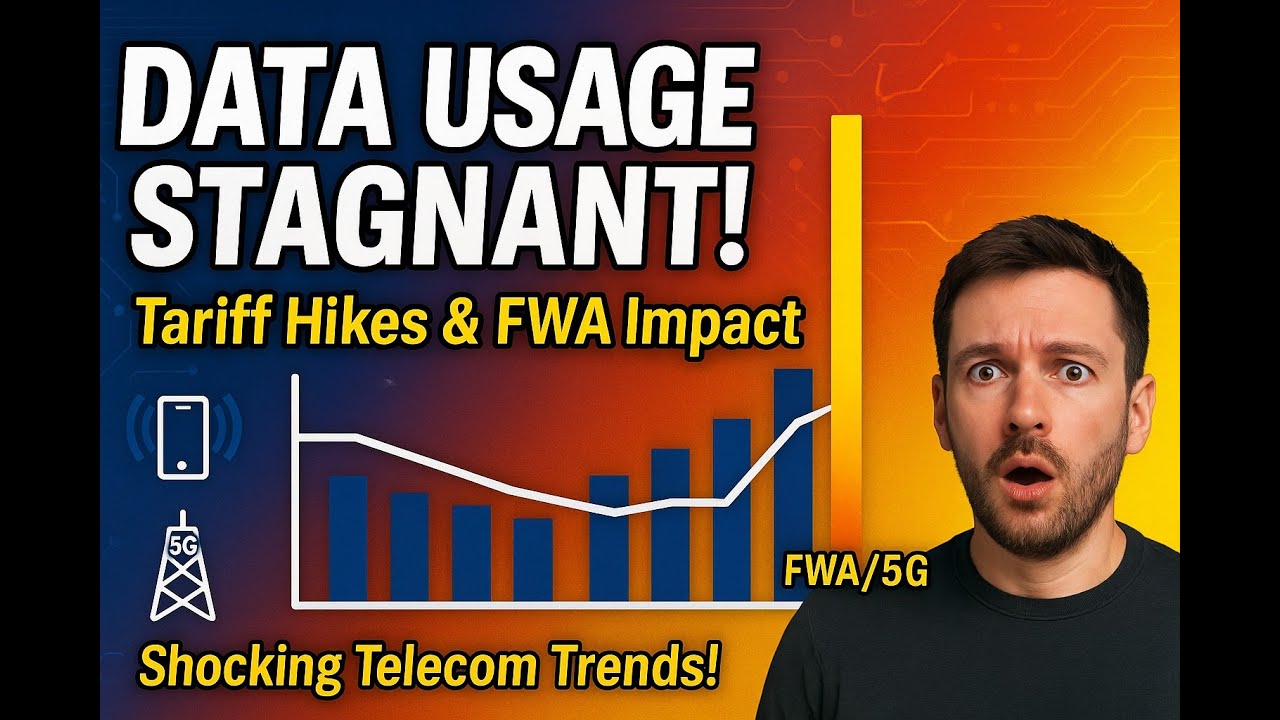 TRAI&rsquo;s Qtrly Report EXPOSES Reality: 5G Data Boom Is Just FWA! 📉 Smartphone Usage Stagnates