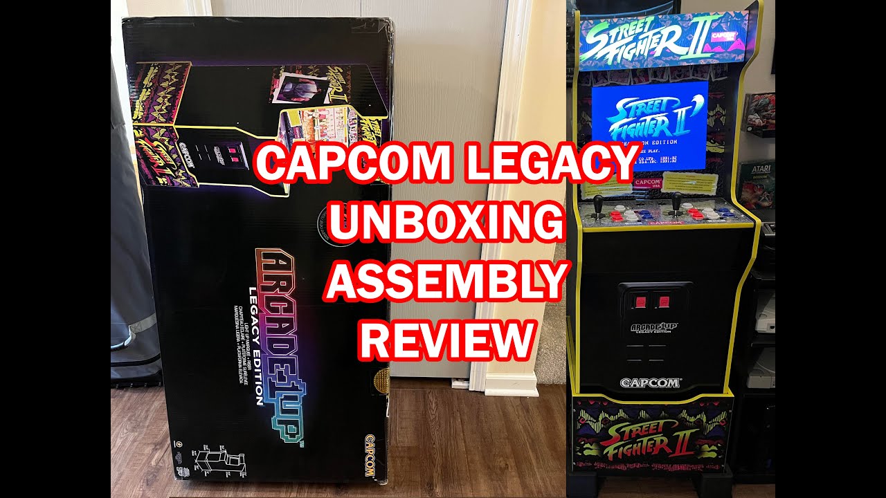 Arcade1up Capcom Legacy Unboxing, Assembly, and Review
