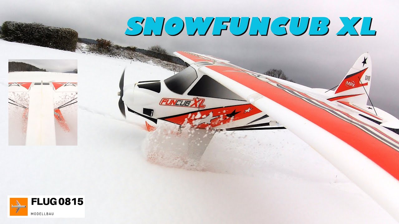 Multiplex FunCub XL in the snow