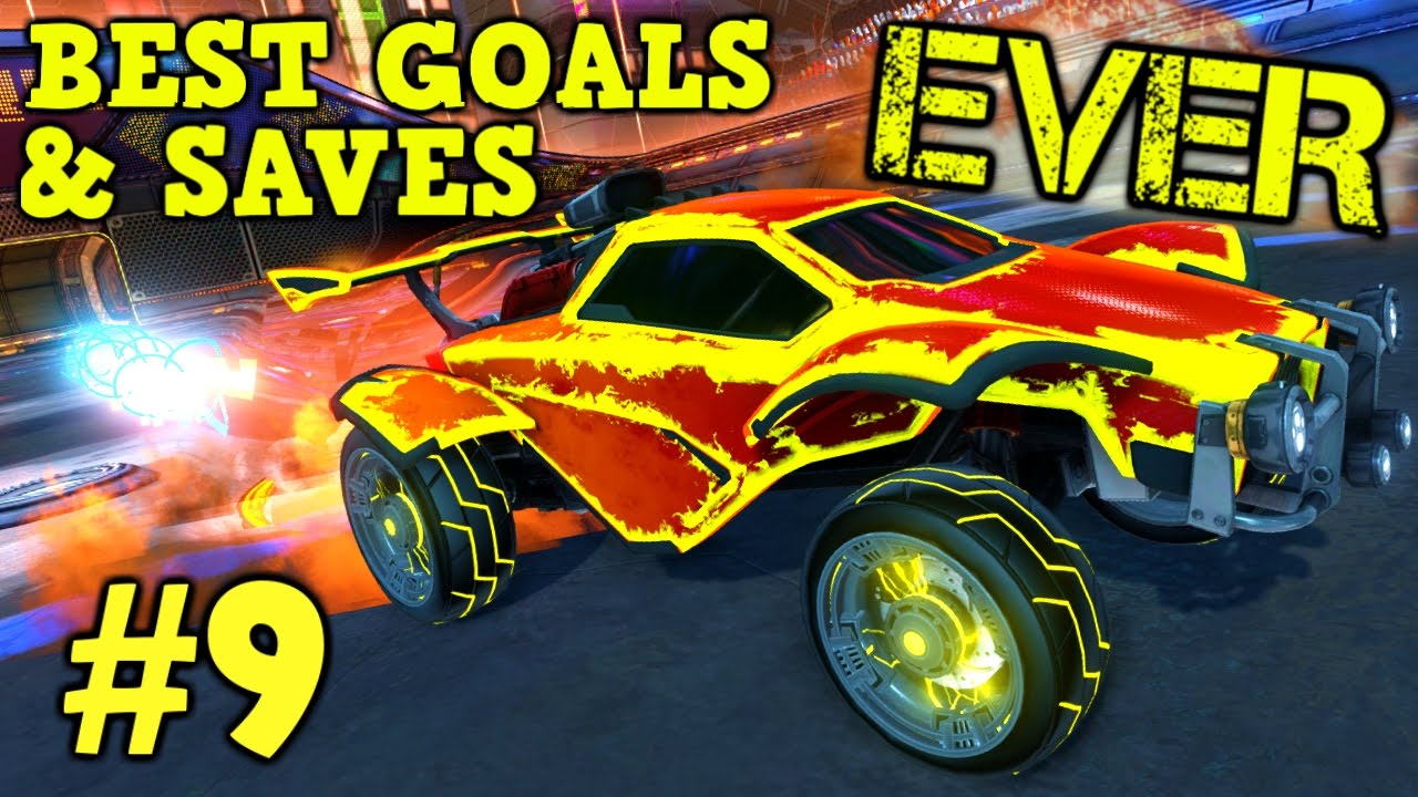 Rocket League Montage: BEST GOALS & SAVES EVER #9 - Freestyle goals & more [HD]