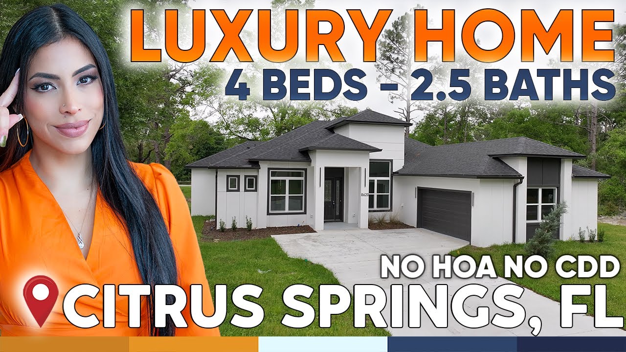 Captivating Luxury Custom #Home in Citrus Springs #florida