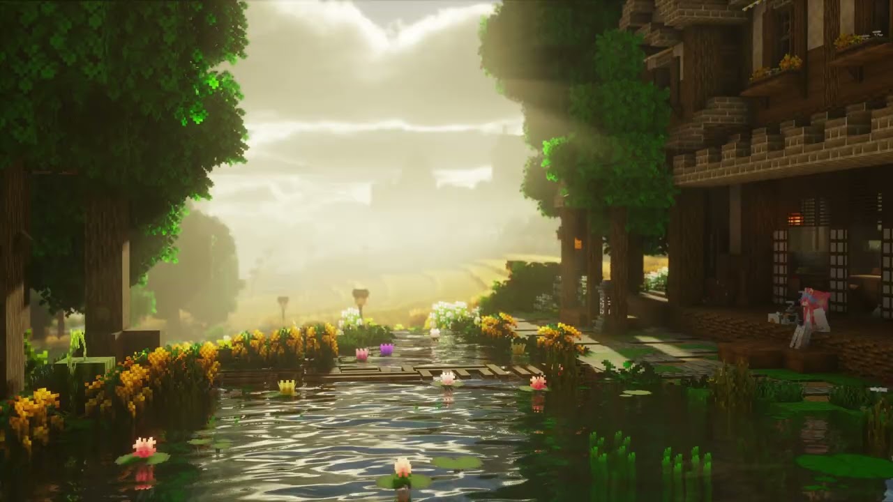 Lakeside Morning Minecraft Live Wallpaper