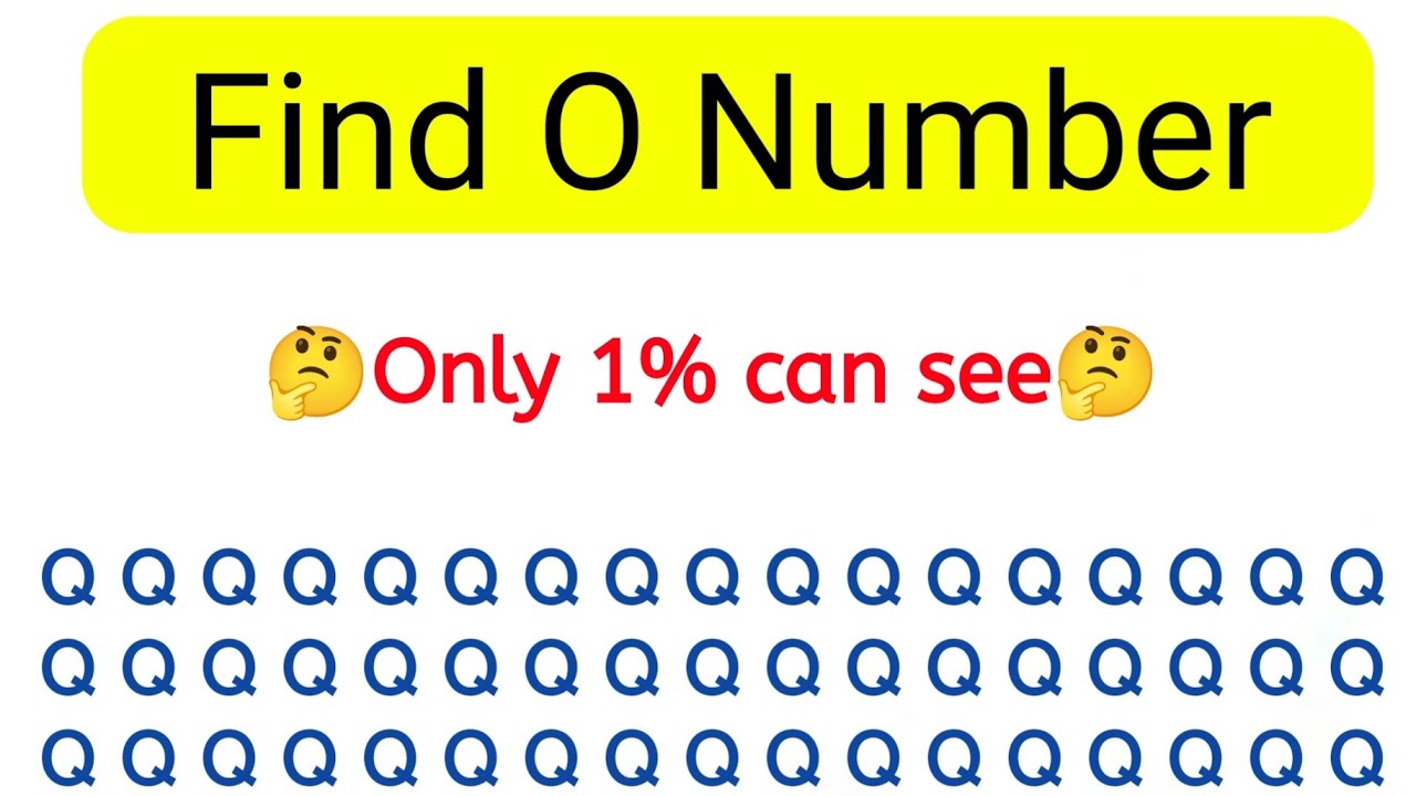 Find 👉 O | IQ Puzzle | Brain Test #iqtest #iqchallenge #iq #ias #ssc #puzzle