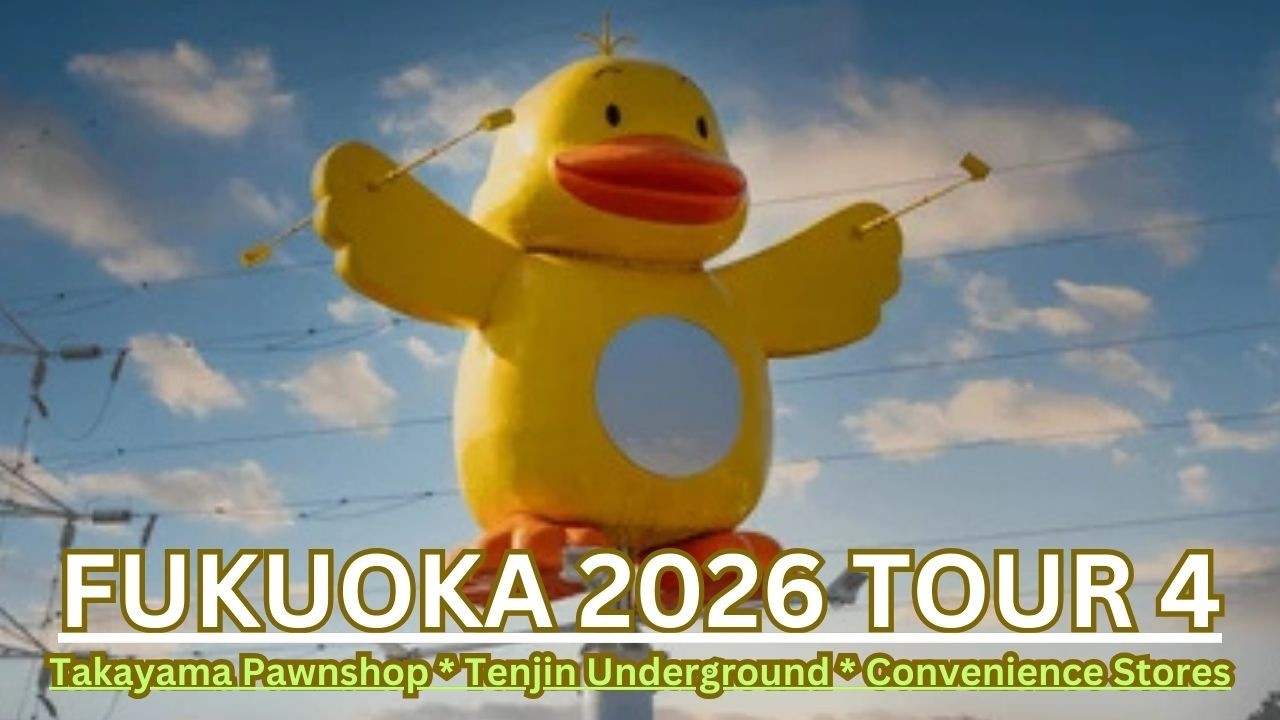 Fukuoka 2026 Tour 4 | Takayama Pawnshop Thrifting, Tenjin Underground & Japanese Convenience stores