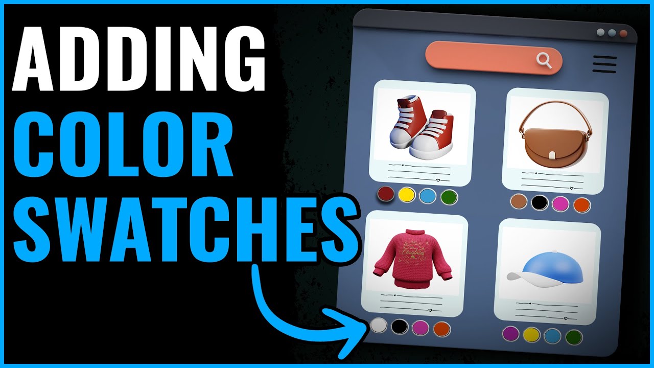 Improve Shopify Conversion Rates by Adding Color Swatches to Collection Pages (FREE + No  Apps)
